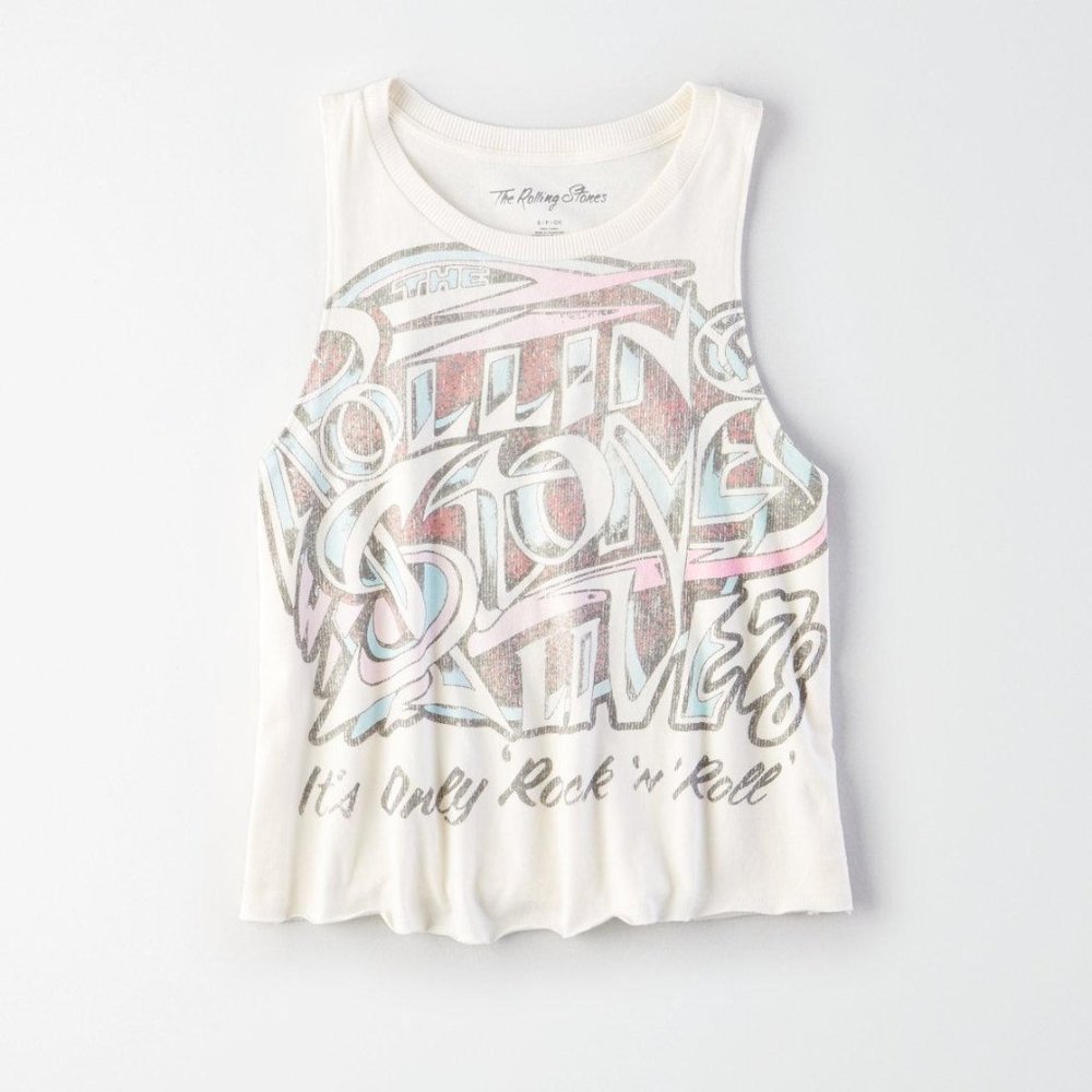 American Eagle Rolling Stones Tank